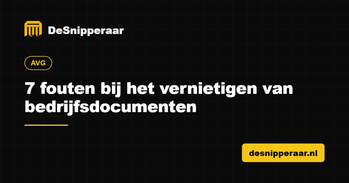 Stapel vertrouwelijke bedrijfsdocumenten klaar voor veilige vernietiging