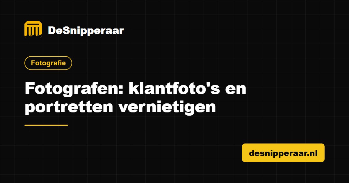 Afdrukken en geheugenkaarten van een fotograaf klaar voor vertrouwelijke vernietiging