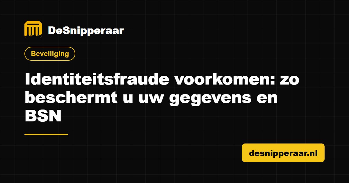 Identiteitsfraude voorkomen door documenten en gegevens goed te vernietigen