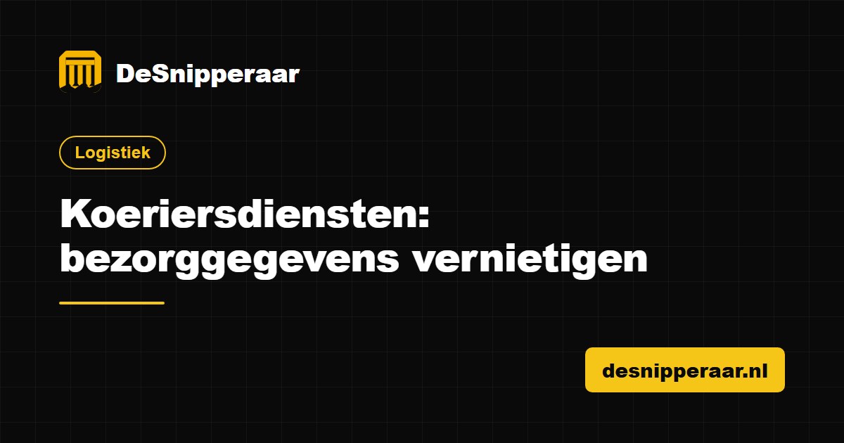 Pakketlabels, afleverbewijzen en bezorglijsten van een koeriersdienst klaar voor vertrouwelijke vernietiging