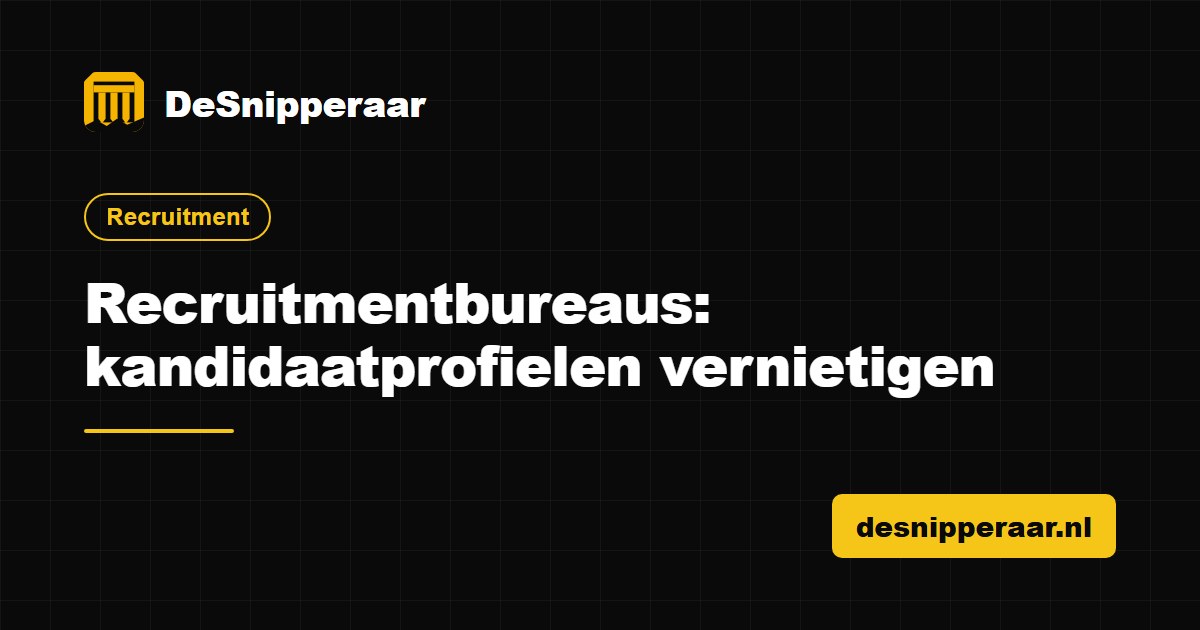 Cv's en kandidaatprofielen van een recruitmentbureau klaar voor vertrouwelijke vernietiging